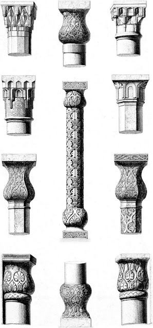 Islamic Pillars Design, Islamic Column Design, Islamic Columns, Islamic Pillars, Architecture Terms, Arabic Pattern Design, Mosque Design Islamic Architecture, Islamic Motifs, Decorative Columns