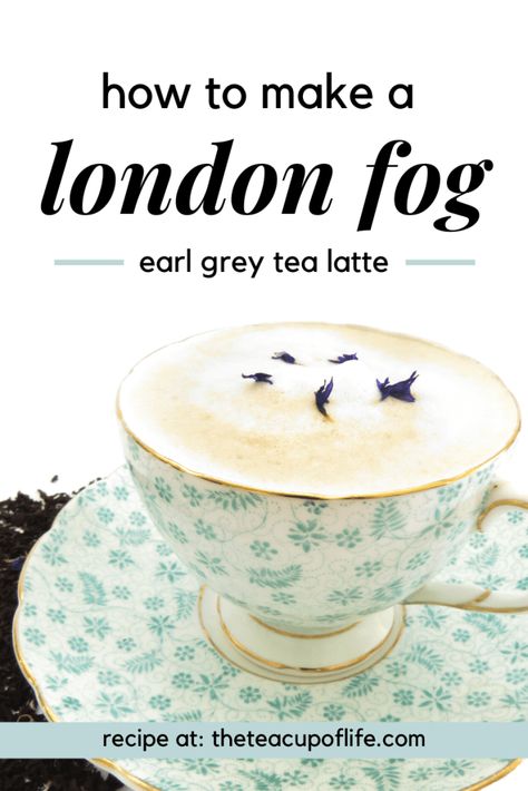 Even though this cozy tea latte is very simple to make it is still packed with flavour! You get the burst of citrus from the bergamot oil and a light vanilla taste in every creamy sip. Spend 5 minutes making yourself a London Fog at home. Earl Grey Tea Latte, London Fog Recipe, London Fog Tea Latte, London Fog Tea, Warm Winter Drinks, Recipes With Ingredients, Tea Latte Recipe, Tim Hortons, Latte Recipe