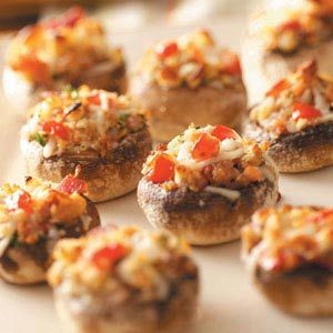 Italian Stuffed Mushrooms Recipe | Taste of Home Recipes Bacon Cheese Stuffed Mushrooms, Mushroom Cap Recipes, Italian Stuffed Mushrooms, Quick Appetizer Recipes, Clams Casino, Portabella Mushrooms, Sausage Stuffed Mushrooms, Cheese Stuffed Mushrooms, Fall Appetizers