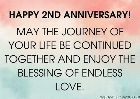 Your relationship is special and unique. You have spent the last two years learning, laughing, understanding and loving each other. It has been a journey filled with love and friendship. The relationship that you share with your partner is something that not everyone gets to experience. To mark this special day and express your love,... The post 2nd Anniversary Wishes Messages and Quotes appeared first on HappyWishes4you. 2 Year Friendship Anniversary Quotes, Friendship Anniversary Quotes, Happy Journey Messages, 2nd Anniversary Wishes, Happy Anniversary Sister, Best Anniversary Wishes, Anniversary Wishes For Sister, Anniversary Wishes Message, Anniversary Wishes For Friends