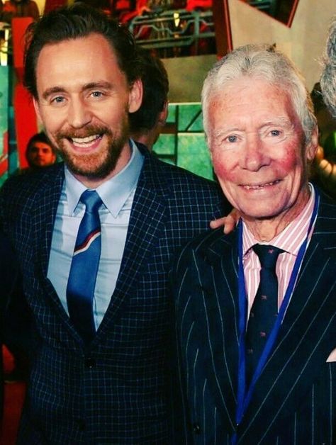 Tom Hiddleston and his father James Norman Hiddleston James Norton, Thomas William Hiddleston, Loki Thor, Tom Hiddleston Loki, Prince Charming, Tom Hiddleston, Happy Sunday, Loki, Thor