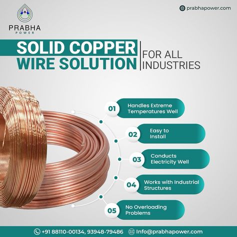 ⚡ Why settle for anything less than excellence when it comes to your electrical wiring needs? Choose Prabha Solid Copper Wire for 🥨optimal conductivity. 💪 exceptional durability. 🚀 reliable performance. 🔒 trusted quality. 🏢 versatile applications. ⚠️ safety assurance. 🌟 a future-proof investment. Upgrade your electrical infrastructure today and power your projects with confidence. 📞Contact us now at +91 93948 79486 #PrabhaCopper #ReliablePerformance #BuiltToLast 🔌✨ Power Engineering, Cable Trays, Why Choose Us, Cable Tray, Hot Dip, Design Posters, Electric Power, Electrical Wiring, Copper Wire