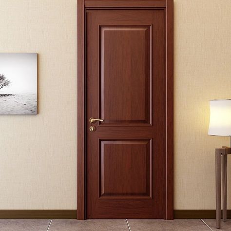 Door For Bedroom, Wood Interior Door, Pintu Interior, Oak Interior Doors, Solid Wood Interior Door, Custom Wood Doors, Wooden Front Door Design, Brown Doors, Wooden Main Door Design