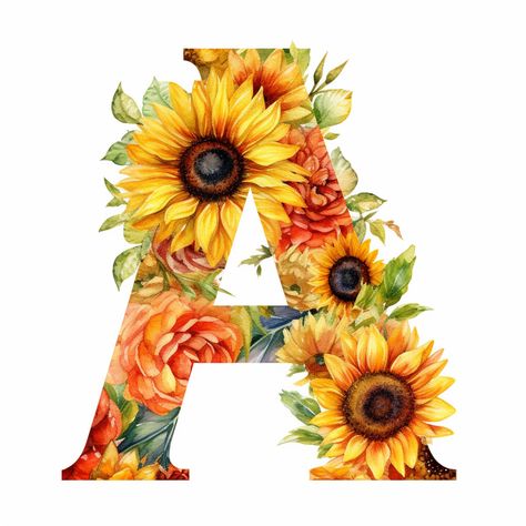 5D Diamond Painting Sunflower Letter A Kit Offered by Bonanza Marketplace. www.BonanzaMarketplace.com #diamondpainting #5ddiamondpainting #paintwithdiamonds #disneydiamondpainting #dazzlingdiamondpainting #paintingwithdiamonds #flowerdiamondpainting #flowerdiamondart Sunflower Letters, Flower Calligraphy, Purple Roses Wallpaper, A Letter Wallpaper, Initial Art, Stencils For Wood Signs, The Letter A, Lord Hanuman Wallpapers, Hanuman Wallpaper