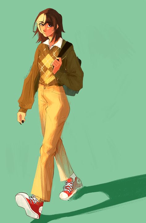 Art Reference Poses Walking, Character Poses Reference Walking, Walk Reference Pose, How To Draw Walking Pose, Art Reference Walking, Reference Walking Poses, Feet Walking Reference Shoes, Walking Illustration People, Walking Side Profile Drawing