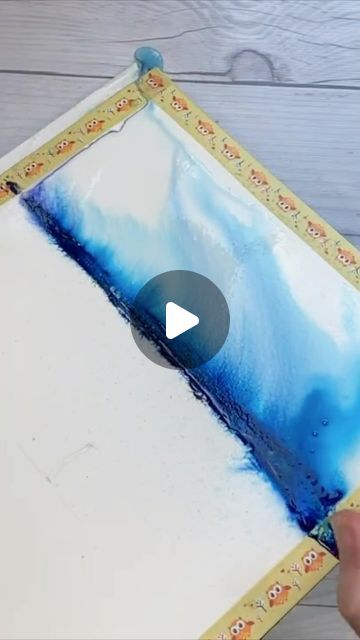 Karen Rice | Watercolour on Instagram: "Try These Genius Painting Hacks! #watercolor #watercolour #watercolorpainting #watercolors #watercolorbeginners #watercolorabstracts check out my semi abstract plastic card tutorials on my YouTube channel. Click the link in my bio above." Watercolor Splatter Art, Watercolor Abstract Tutorial, Negative Painting Watercolor Tutorials, Paint Water Tutorial, Underwater Watercolor Painting, Abstract Watercolor Tutorial, Abstract Watercolor Paintings Tutorials, Semi Abstract Art, Vivid Watercolor