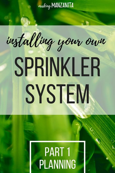 Sprinkler Diy, Sprinkler System Design, Garden Remodel, Irrigation System Design, In Ground Sprinkler System, Sprinkler System Diy, Map Landscape, Garden Hardscape, Irrigation System Diy