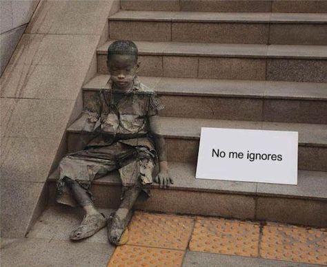 Street Art - Don't ignore me ! Painting illusion - THIS IS JUST FABULOUS!! (reminds me of myself!! !!!) ✳✳✳ معرض فني, Sidewalk Art, 3d Street Art, Amazing Street Art, Ignore Me, Art Street, Illusion Art, Chalk Art, Street Art Graffiti