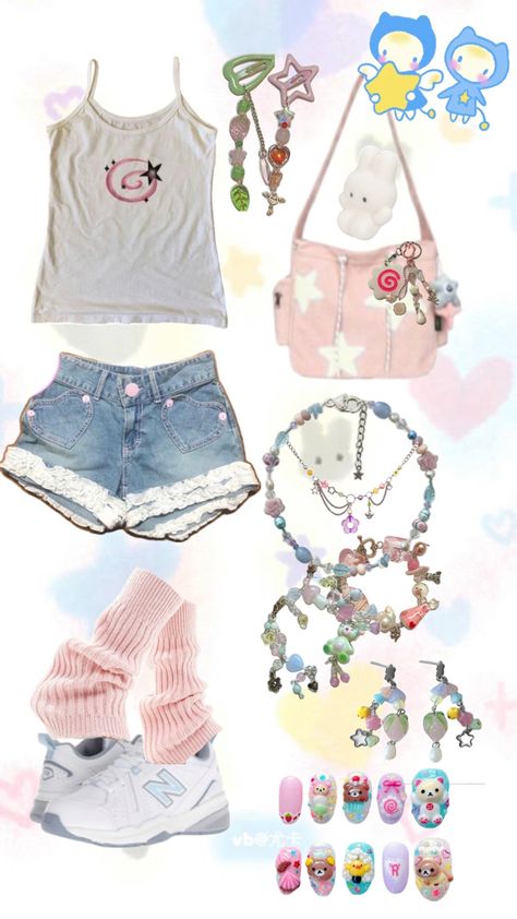 Kawaii Outfit Ideas, Kawaii Cutecore, 2000s Japanese Fashion, Silly Clothes, Estilo Harajuku, Funky Outfits, Swaggy Outfits, Really Cute Outfits, Kawaii Clothes