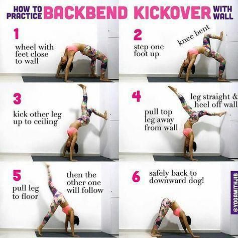 Yoga Tips And Techniques For advanced yoga poses step by step Backbend Kickover, Gymnastics At Home, Cheerleading Workouts, Gymnastics For Beginners, Yoga Poses For Men, Men Yoga, Cheer Workouts, Photography Men, Gymnastics Skills