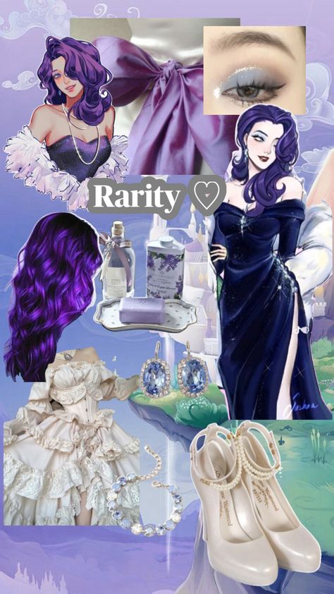 Goth Fluttershy, Rarity Cosplay, Rarity Aesthetic, Mlp Outfits, Witch Mermaid, Character Outfits Ideas, Fav Wallpaper, Mlp Rarity, Aquarius Sun