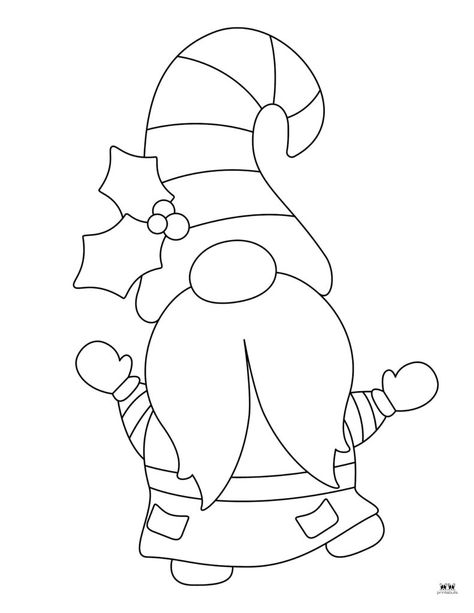 Choose from 25 unique and adorable Christmas gnome coloring pages perfect for the holiday spirit and keeping your kids entertained. Print from home! FREE! Christmas Gnome Coloring Pages, Christmas Window Art, Gnome Coloring Pages, Collage Paper Art, Craft Hacks, Gnome Pictures, Ornament Pattern, Christmas Ornament Pattern, Free Christmas Printables