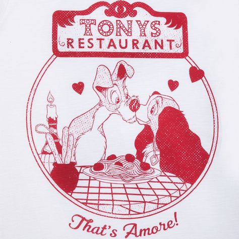 Tony's Restaurant Ringer T-Shirt for Women – Lady and the Tramp  shopDisney #AD, #Ringer, #affiliate, #Shirt, #Restaurant, #Tony Lady And The Tramp Shirt, Lady And The Tramp Tony's Restaurant, Lady And The Tramp Spaghetti, Disney Cheap, Italian Theme, Disney T, Disney Tees, Disney Sticker, Disney Shop