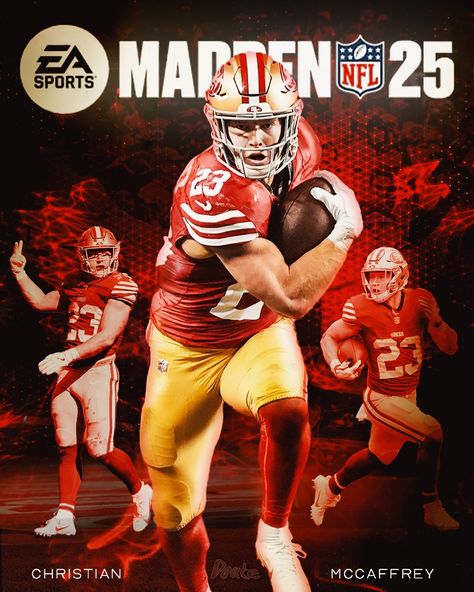 Run CMC! New Madden Cover Athlete @christianmccaffrey #ea #easports #easportscollegefootball #eamadden #madden25 #madden #madden25ultimateteam #coverathlete #christianmccaffrey #runcmc #49ers #sanfrancisco #sportsgraphics #sportsgraphic #sportsgraphicdesign #sportsgraphicdesigner #sportsgraphicsgr #sportsartist #sportsart #sportsartwork #nfl #nflart #nflartwork #nflfootball Nfl Football Videos, Football Videos, Football Photography, Madden Nfl, Christian Mccaffrey, Football Gif, Sports Graphics, Sports Graphic Design, Ea Sports