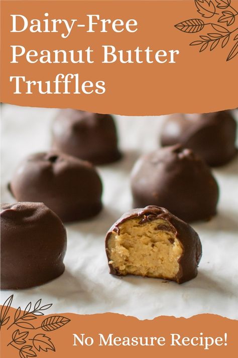 Dairy-Free Peanut Butter Truffles or Buckeyes Recipe (No Measuring!) Buckeyes Recipe, Homemade Peppermint Patties, Best Gluten Free Desserts, Peanut Butter Balls Recipe, Peanut Butter Truffles, Truffle Butter, Butter Balls, Egg Free Recipes, Peanut Butter Balls