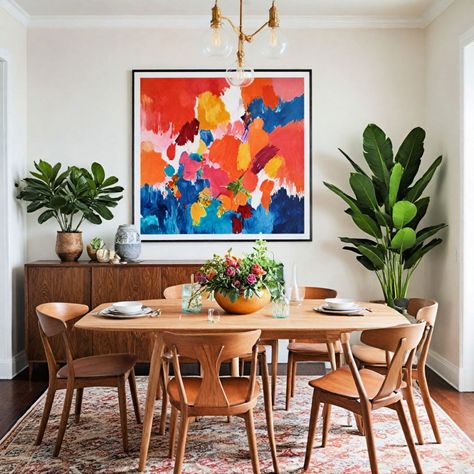 25 Boho Dining Room Ideas with a Global Flair Boho Dining Room Ideas, Fun Dining Room, Bohemian Dining Room, Boho Dining Room, Natural Wood Furniture, Cultural Artifact, Unique Bowls, Dining Room Ideas, Colored Glassware