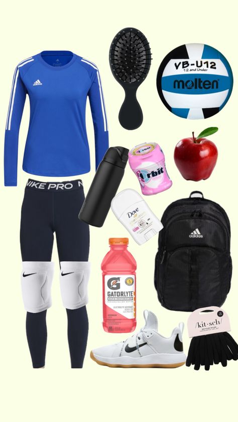 volleyball outfit inspo+essentials!! Volleyball Outfit, Volleyball Outfits, Volleyball, Adidas, Nike, Outfit Inspo