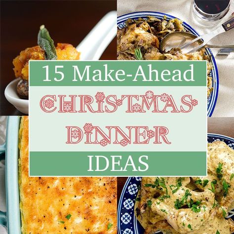 Make Ahead Christmas Dinner Ideas Make Ahead Christmas Dinner, Christmas Dinner Side Dishes, Christmas Eve Meal, Easy Christmas Dinner, Spending Time With Friends, Winter Dinner Party, Christmas Dinner Ideas, Christmas Dinner Menu, Christmas Eve Dinner