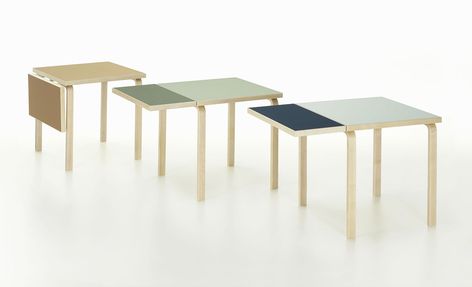 The Aalto foldable table returns to Artek, crafted for compact living - Scandinaviandesign.com Nomad Furniture, Foldable Tables, Foldable Dining Table, Bed Stool, Sofa Bed Bedroom, Chair Sofa Bed, Bedside Table Storage, Foldable Table, Modular Shelving