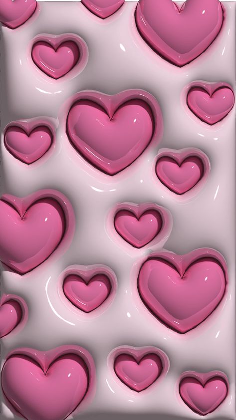 Illustration Heart Popup Phone wallpaper Girly Aesthetic Background, Hearts Background Aesthetic, Pink Heart Iphone Wallpaper, Aesthetic Wallpaper Girly, Heart Wallpaper Backgrounds, Pink Heart Phone Wallpaper, 3d Heart Wallpaper, Pink Hearts Iphone Wallpaper, Pink Heart Background Wallpapers