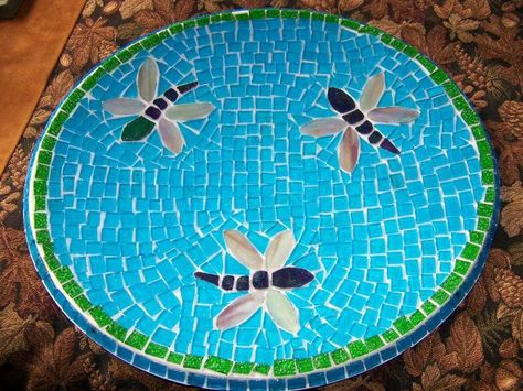 satellite dish to bird bath, gardening, outdoor living, pets animals, repurposing upcycling, ready for grout Old Satellite Dish Ideas Diy, Repurposed Satellite Dish Ideas, Upcycled Satellite Dish, Painted Satellite Dishes, Upcycle Satellite Dish Repurposed, Reuse Old Satellite Dish, Satellite Dish, Diy Mailbox, Garden Globes