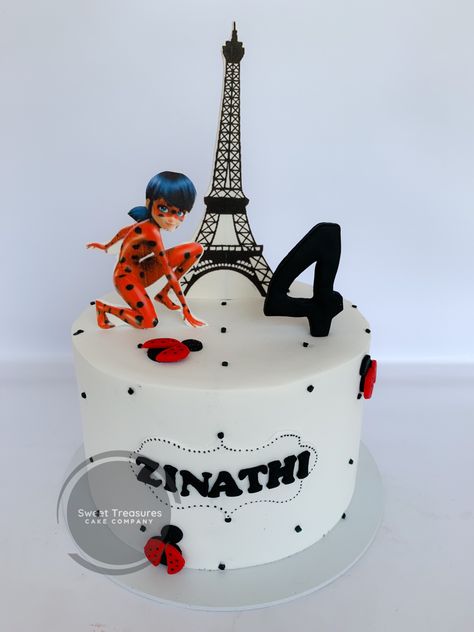 Miraculous Cake, Lady Bob, Miraculous Ladybug Party, Ladybug Cakes, Car Cake Toppers, Ladybug Cake, 6th Birthday Cakes, Fruit Cake Christmas, 4 Birthday