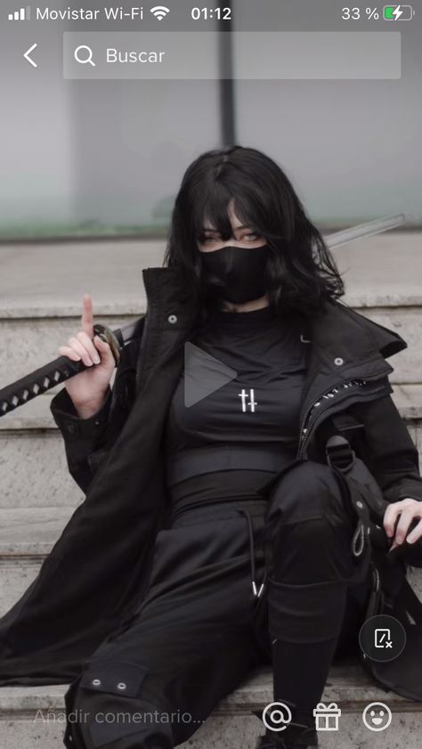 Female Techwear Outfit, Techwear Outfits Women, Female Techwear, Women Techwear, Techwear Women, Cyberpunk Outfit, Ninja Outfit, Techwear Outfits, Techwear Fashion