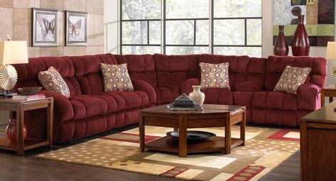 Wine color day 🍷https://www.furniturepick.com/siesta-reclining-sectional-wine-catnapper-cn-1761-3482-88-87.html Sofa With Recliner, Red Couch Living Room, Catnapper Furniture, Sectional Sofa Sale, 3 Piece Living Room Set, Sectional Sofa With Recliner, Burgundy Colour, Comfortable Furniture, Power Reclining Sofa