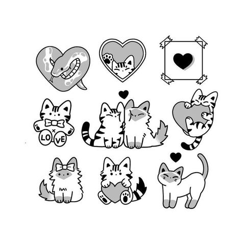 Tattoo Animal, Cute Little Tattoos, 강아지 그림, Tattoo Flash Art, Arte Inspo, Mini Drawings, Little Tattoos, Cute Little Drawings, Tattoo Design Drawings