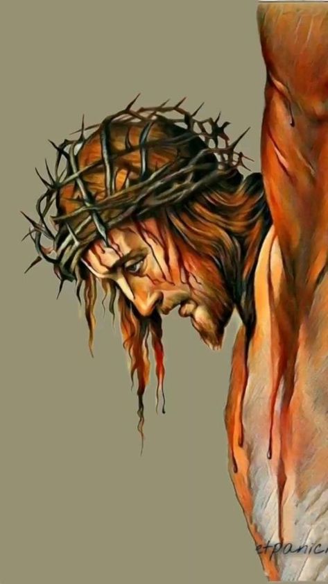 Jesus Crucifixion Pictures, Passion Of Christ Images, Jesus Art Drawing, Jesus Christ Illustration, Jesus Background, Jesus Is Risen, Jesus Drawings, Jesus Christ Painting, Jesus Artwork