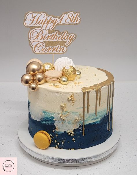 Blue Cake Aesthetic, Blue Theme Cake, Dark Blue Cake, Navy Blue Theme, Navy Aesthetic, Cake Aesthetic, Blue Cakes, Colour Theme, Blue Theme