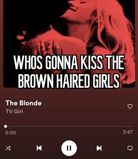 The Blonde Tv Girl, Tv Girl Reference, Soft Songs, Girlfriend Application, Volunteer As Tribute, I Volunteer, Girl Reference, I Volunteer As Tribute, Tv Girl