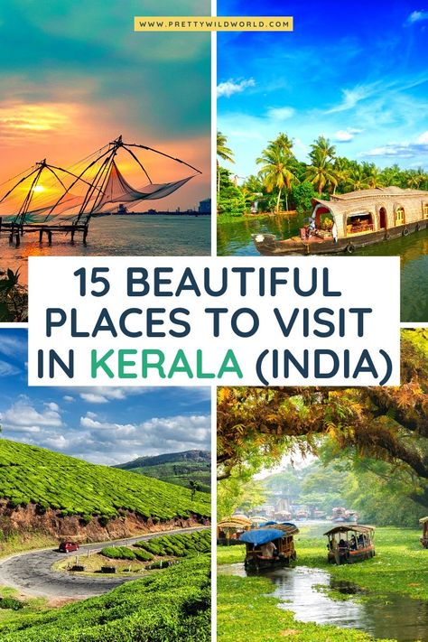 beautiful places to visit in kerala india, places to visit in kerala india, kerala tourism, tourist places in kerala,  places to visit in kerala, kerala sightseeing, best tourist places in kerala, tourist destinations in kerala, kerala famous places, what to see in kerala,  beautiful places in kerala,  top destinations in kerala  #india  #asia  #traveldestinations  #traveltips  #travelguide  #travelhacks #bucketlisttravel  #amazingdestinations  #travelideas Kerala Beautiful Places, Kerala Sightseeing, Kerala Places, India Places, Kerala Travel, Most Beautiful Places To Visit, Holiday Travel Destinations, Scenic Travel, Kerala Tourism