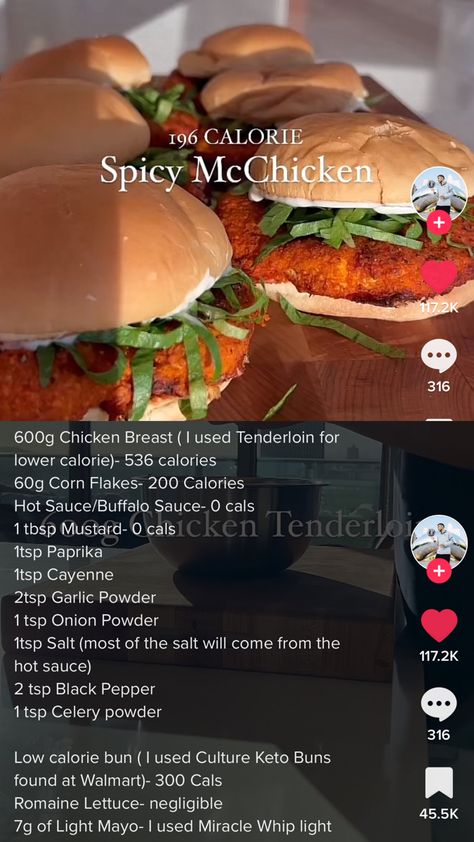 Hot N Spicy Mcchicken Recipe, Hot And Spicy Chicken Sandwich Mcdonalds, Spicy Mcchicken Recipe, Mcchicken Recipe, Spicy Mcchicken, Mcdonalds Recipes, Keto Buns, Spicy Chicken Sandwiches, Hot And Spicy