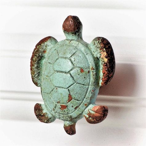 https://www.etsy.com/listing/275339856/set-of-2-antiqued-metal-cabinet-knobs?ref=reviews Turtle Nursery, Leaf Artwork, Camper Makeover, Dresser Pulls, Metal Cabinet, Brass Knobs, Cabinet Drawer, Antique Metal, Drawer Knobs