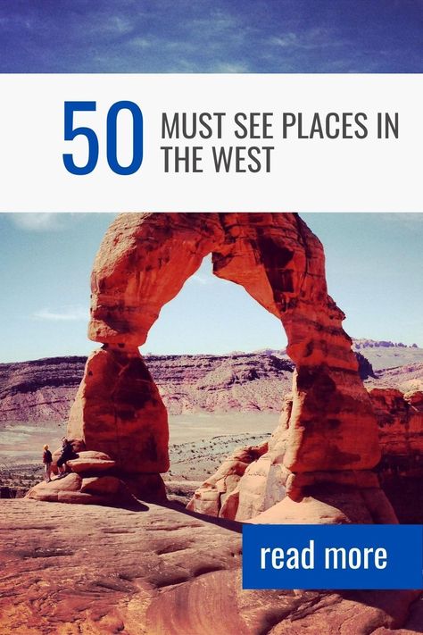 50 must see places in the West. From national parks to cities big and small. These are some of the 50 greatest places to visit in the western United States. #ustravel #zion #utah #roadtrip Must See Places Out West, West Usa Road Trip, Travel Western United States, Western Us National Park Road Trip, Road Trip Out West, Road Trip Western United States, Utah Roadtrip, Western Travel, Zion Utah