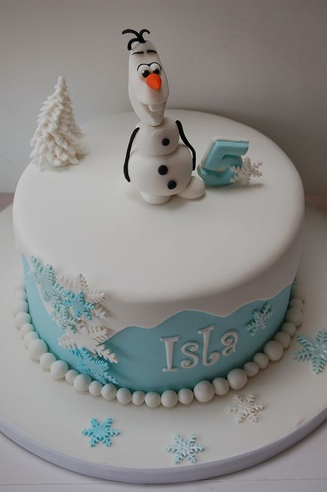 Pastel Frozen, Torte Creative, Olaf Cake, Disney Frozen Cake, Frozen Theme Cake, Bolo Frozen, Frozen Birthday Cake, Torte Cupcake, Cupcakes Decorados