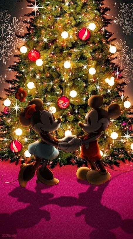 Deco Disney, Minnie Christmas, Retro Disney, Wallpaper Disney, Karakter Disney, Cute Christmas Wallpaper, Mickey Mouse Wallpaper, Mickey Christmas, Mickey Mouse Christmas