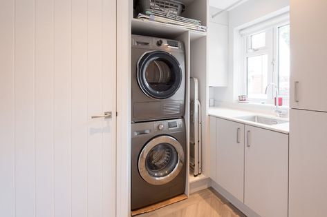 Is It Better to Stack a Washer and Dryer or Leave Them Side by Side? Garage Flooring Options, Swamp Cooler, Side Units, Stackable Washer And Dryer, Tiny Closet, Laundry Dryer, Washing Machine And Dryer, Oscillating Tool, Family Handyman