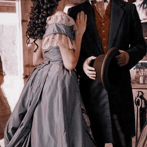 Victorian London Aesthetic, The Duke And I, Victorian Era Aesthetic, 1800s Aesthetic, Era Victoria, Royalty Core, Royal Core, Victorian Couple, Victorian Aesthetic