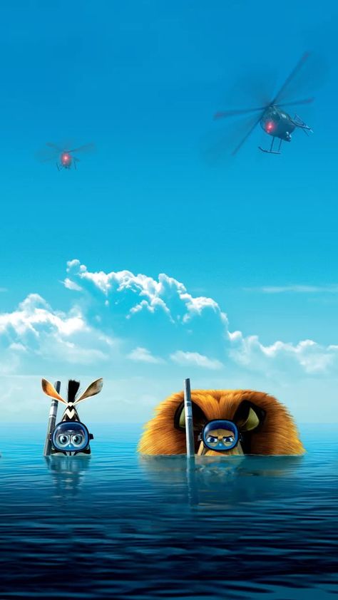 Madagascar Movie, Music Illustration, Crazy Wallpaper, Disney Princess Wallpaper, Animation Movie, Ios Wallpapers, Movie Wallpapers, Bear Wallpaper, Movie Collection