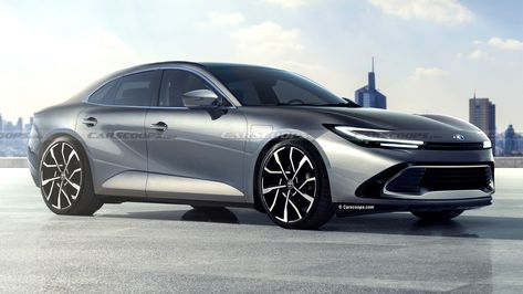 2025 Toyota Camry: What America’s Next Best-Selling Sedan Could Look Like | Carscoops Cool Truck Accessories, Crane Lift, Hybrid Cars, Mid Size Sedan, Sedan Cars, Ride The Lightning, Toyota Crown, Creatures Art, Lexus Cars