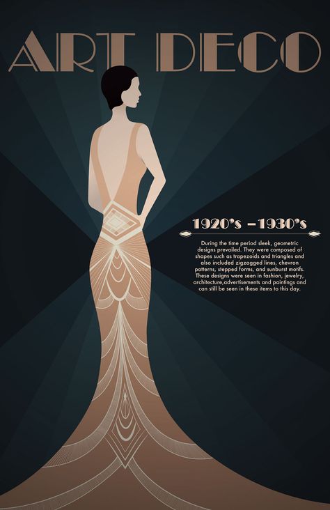 Art Deco Poster on Behance Art Deco Pictures Illustrations, 1920s Art Deco Fashion, Art Deco Graphic Design 1920s, 1920 Fashion Illustration, Art Deco Graphic Design Poster, Art Deco Illustration 1920s, 1920s Art Deco Aesthetic, Prom Poster Design, Art Deco Illustration Graphics