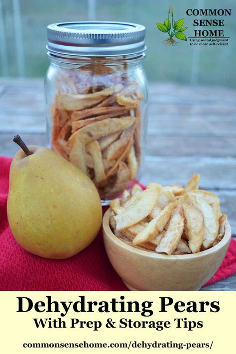 Dehydrated Pears, Food Dehydrator Recipes, Food Intolerance Symptoms, Dehydrated Fruits, Dried Pears, Food Dehydration, Tastiest Food, Dehydrating Food, Dehydrated Foods