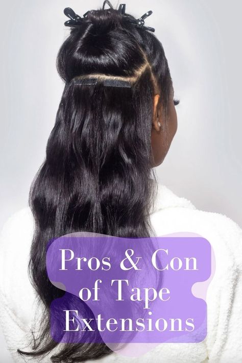 Choosing whether you want tape extensions is a very serious decisions you need to consider for your hair. There are lots of pros and cons to consider so watch this video below. Tape Extensions, Tape In Extensions, Tape In Hair Extensions, Pros And Cons, About Hair, The Bad, Tell Me, Hair Extensions, The Good