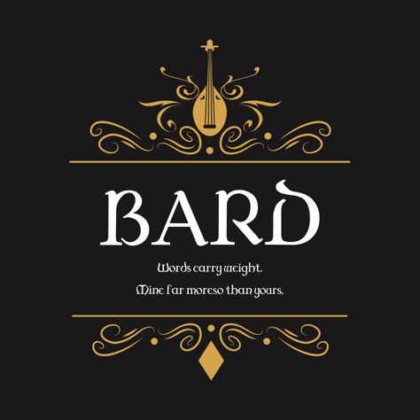 Grow Aesthetic, Dark Bard Aesthetic, Glamour Bard Aesthetic Dnd, Bard Magic, The Bard, Bard Symbol Dnd, Rock Bard Dnd, D&d Bard, Bard Aesthetic