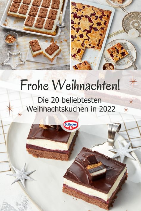 Im Advent versüßt ein weihnachtlicher Kuchen jede Kaffeetafel. Dabei stehen schnelle und einfache Rezepte besonders hoch im Kurs. Denn insbesondere zu Weihnachten ist Zeit mit der Familie oder Freunden unheimlich wertvoll – ein schneller Weihnachtskuchen ist also perfekt für ein gemütliches Treffen in der gemütlichen Zeit des Jahres. Dr. Oetker, Dr. Oetker Rezepte, Weihnachtskuchen Rezepte, Weihnachtskuchen Rezepte einfach, Weihnachtskuchen einfach, Weihnachtskuchen Blechkuchen German Lebkuchen, Lebkuchen Dessert, Cake Pops Weihnachten, Traditional German Lebkuchen, Yummy Cakes, Tea Time, Christmas Food, Waffles, Food And Drink