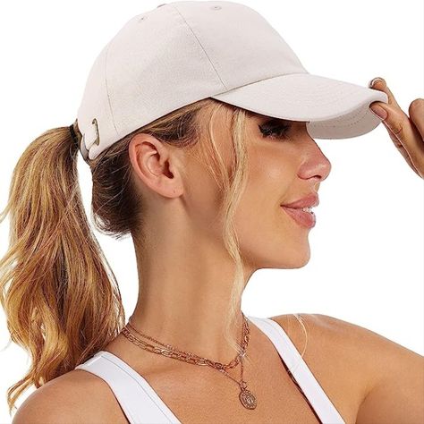 - Lined with silky satin, this curl cap is a unique option to reduce hair friction. Baseball Hats For Women Short Hair, Womens Hard Hat Hair, Hats For Oblong Face Shape, Casual Cheap Dad Hat With Short Brim, Medium Hairatyles With Baseball Hats, Ponyback Hat, Hat For Curly Hair, Baseball Cap For Women, Big Curly Hair