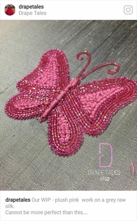 Beads Work Embroidery Design, Buta Design Hand Work, Simple Bead Embroidery Designs, Aari Work Designs Pattern, Aari Design, Birds Embroidery Designs, Hand Beaded Embroidery, Simple Embroidery Designs, Diy Embroidery Designs