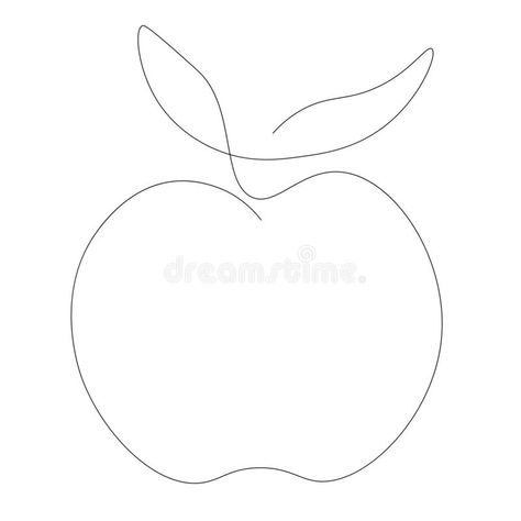 Tiny Teacher Tattoo, Dainty Apple Tattoo, Small Apple Tattoo Ideas, Minimalist Apple Tattoo, Simple Apple Tattoo, Apple Outline Tattoo, Fine Line Apple Tattoo, Apple Line Drawing, Big Apple Tattoo